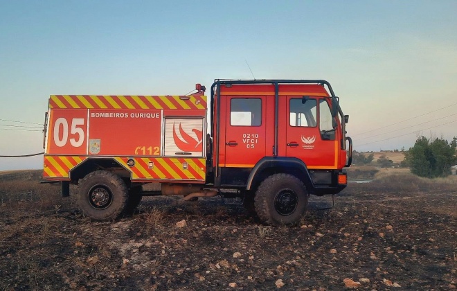 Incêndio agrícola mobilizou mais de 30 operacionais e meio aéreo em Garvão