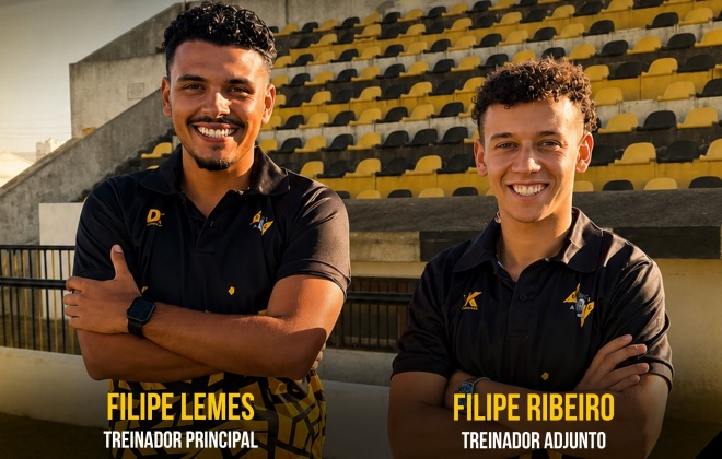 Filipe Lemes e Filipe Ribeiro lideram os Juvenis do Vasco da Gama de Sines na 2.ª Divisão Nacional